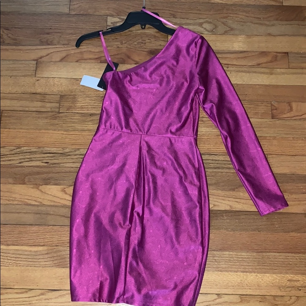 City vibes one shoulder dress size 1 juniors NWT